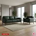 انتريه مودرن شركات 3+2 ميد سنتشري بتصميم بسيط ومريح لمساحات الاستقبال
