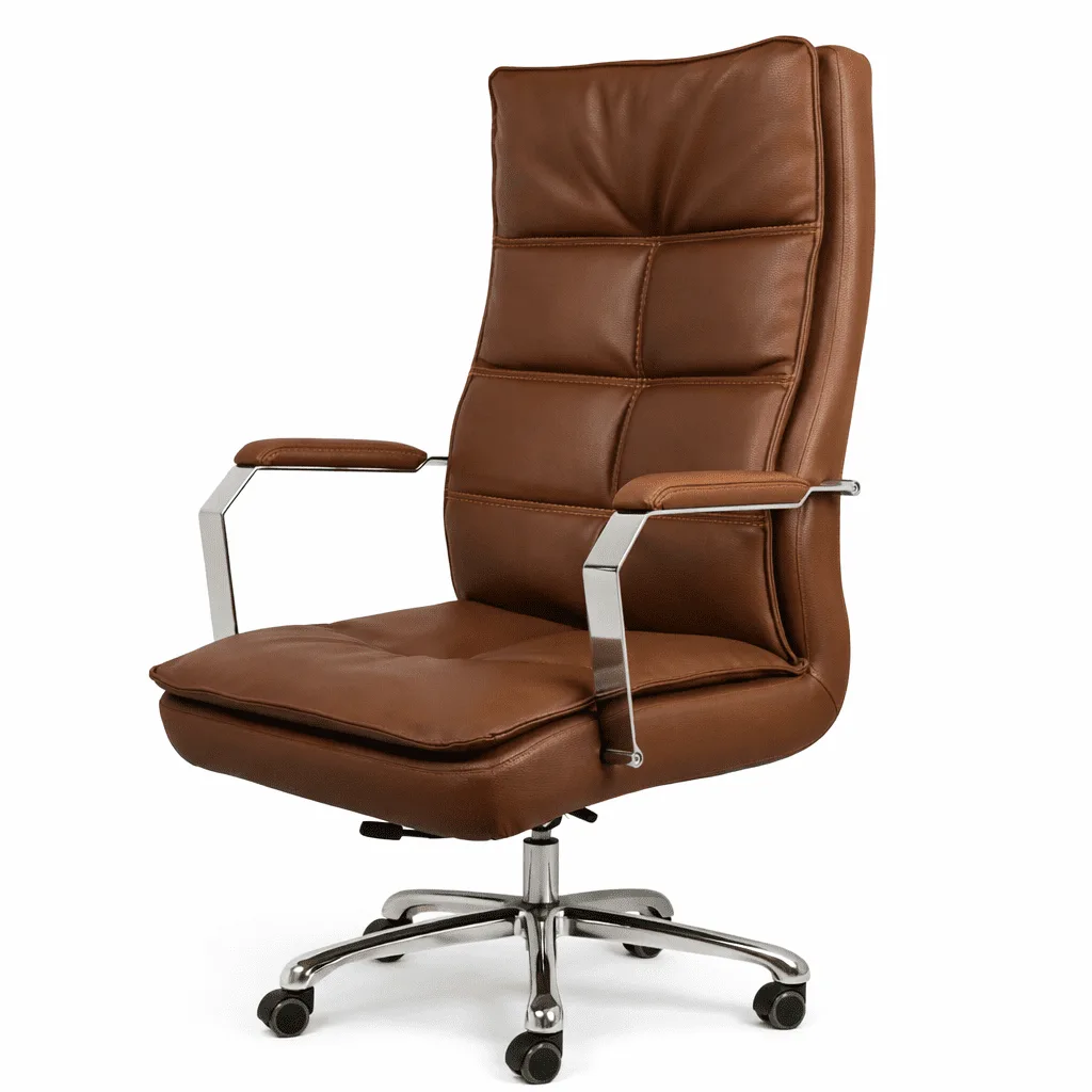 ChatGPT Image Mar 30, 2026, 07_03_32 PM كرسي مدير جلد أركان رويال كومفورت – Arkan Royal Comfort Premium Chair - Image 1