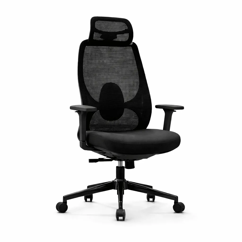 flex-office-chair-jet-black.jpg adjustable office chair flex jet black ergonomic mesh chair