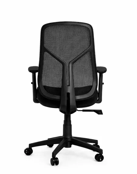 mesh desk chair vento jet black ergonomic office chair