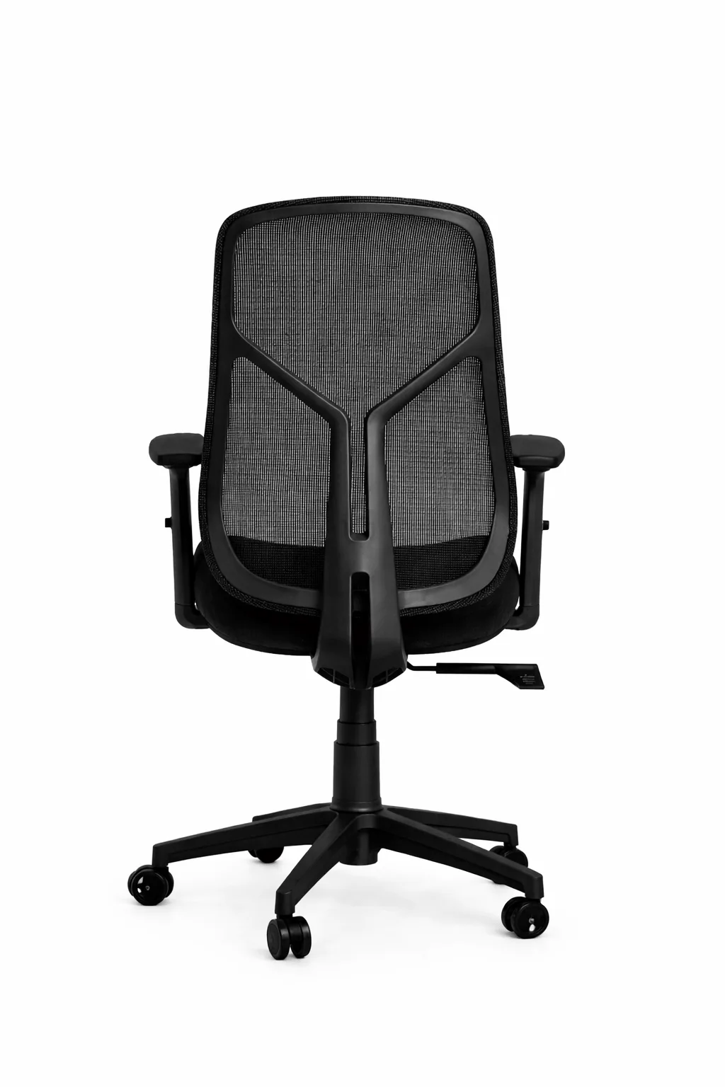 Jet Black mesh desk chair vento jet black ergonomic office chair