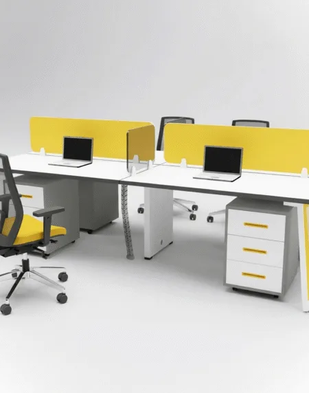 سمارت وورك ستيشن برو Smart Workstation Pro شاسيه معدن خشب إسباني - أركان للأثاث