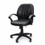 كرسي موظفين جلد Arkan COMFY