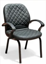 كرسي مكتب جلد للموظفين Arkan COMFY – Office Chair - Image 3
