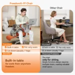 Arkan FREEDOM X – كرسي مكتب متعدد الوضعيات - Image 4