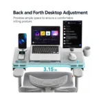Arkan SNAPDESK مكتب لابتوب يُركّب على أي كرسي – رمادي
